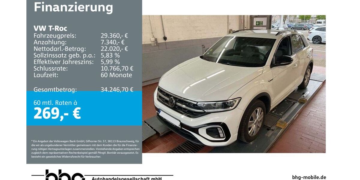 VW T-Roc 33.369 km 29.360 &euro; Freiburg 79115