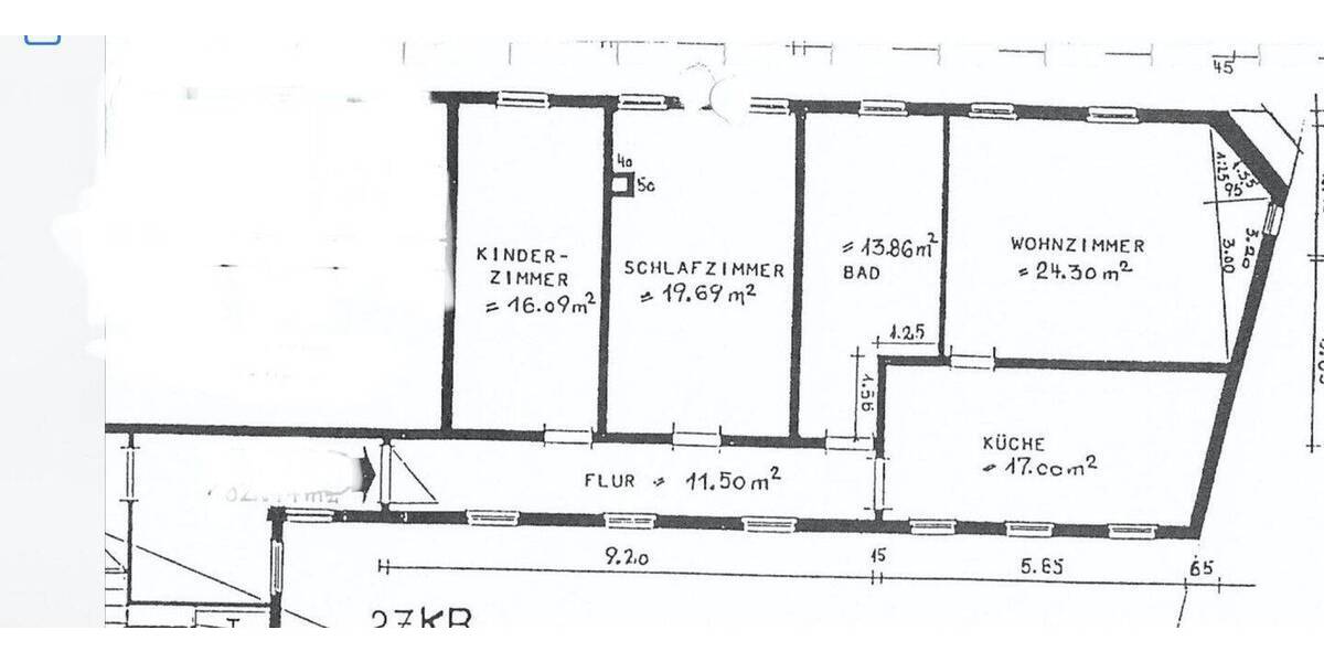 Etagenwohnung Bad Kreuznach - 3 Zimmer, 110 m&sup2;, 915&euro; | Angebot:26919278