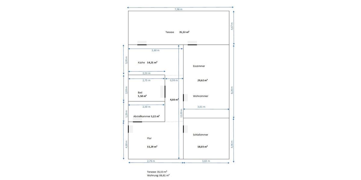Terrassenwohnung Marktredwitz - 2.5 Zimmer, 104 m&sup2;, 171.999&euro; | Angebot:26754714