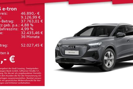 Audi Q4 e-tron 8.566 km 46.490 &euro; Dresden 01169