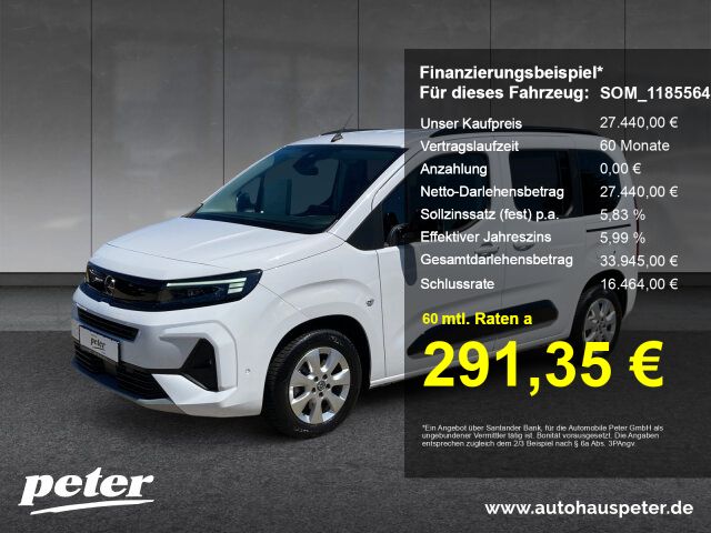 Opel Combo Life 9.465 km 27.440 &euro; Nordhausen 99734