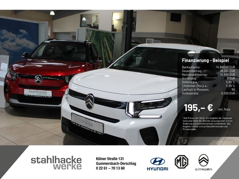 Citroen C3 2.500 km 14.890 € Gummersbach 51645