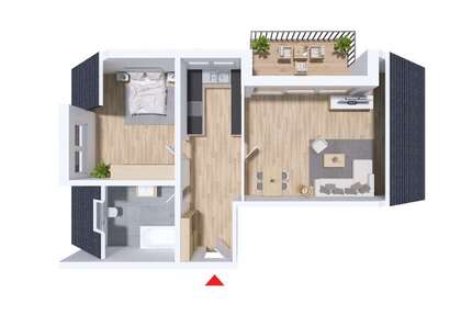 Wohnung Schwäbisch Gmünd Bargau - 2.5 Zimmer, 60 m&sup2;, 312.000&euro; | Angebot:25403335