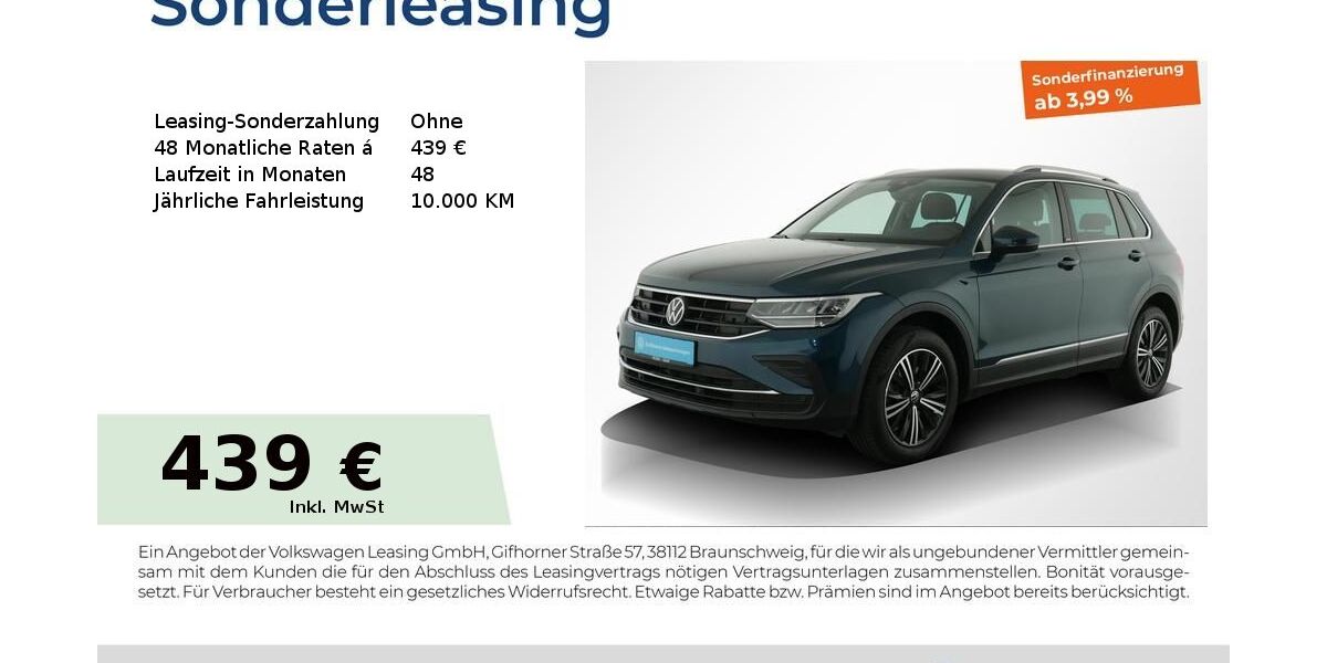 VW Tiguan 42.355 km 34.855 &euro; Nürnberg 90411