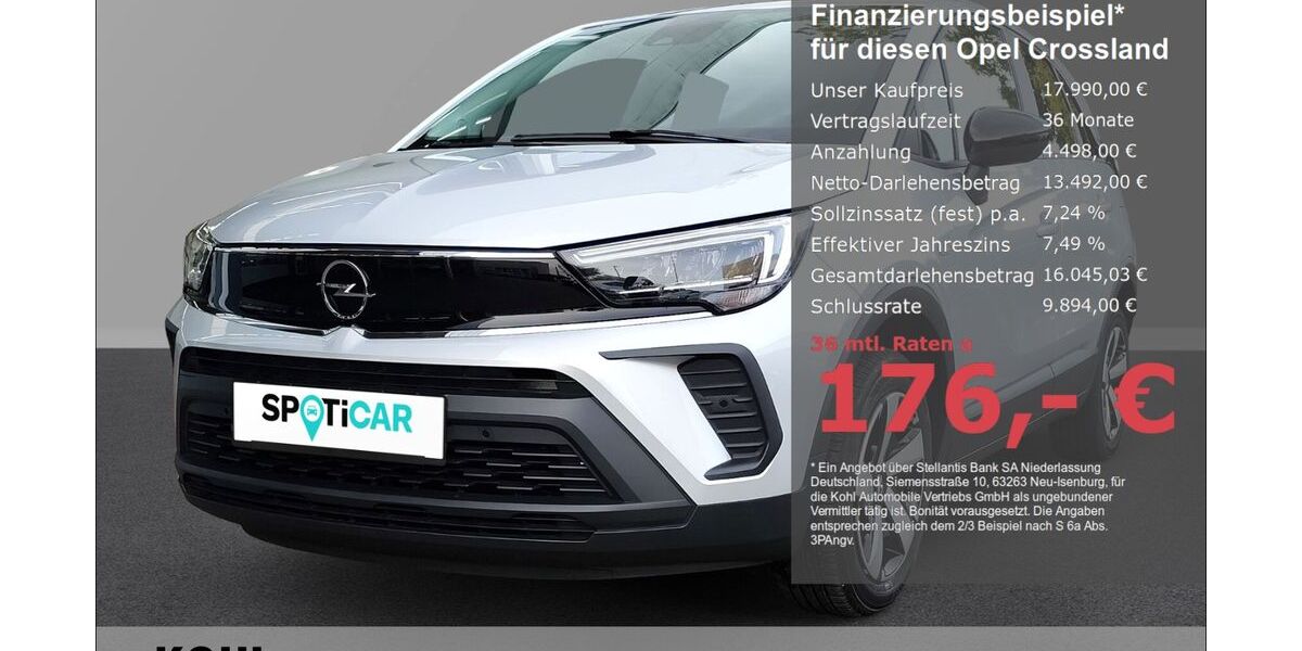 Opel Crossland (X) 48.100 km 17.990 &euro; Aachen 52078