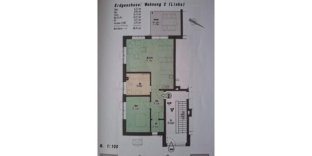 Erdgeschoßwohnung Allersberg Eismannsdorf - 2 Zimmer, 69 m&sup2;, 885&euro; | Angebot:25905389