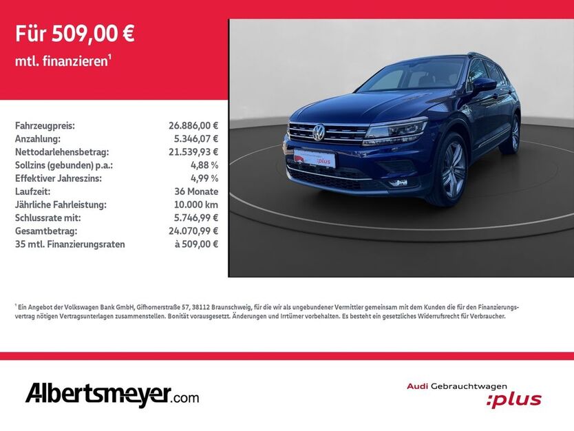VW Tiguan 77.689 km 26.886 € Nordhausen 99734