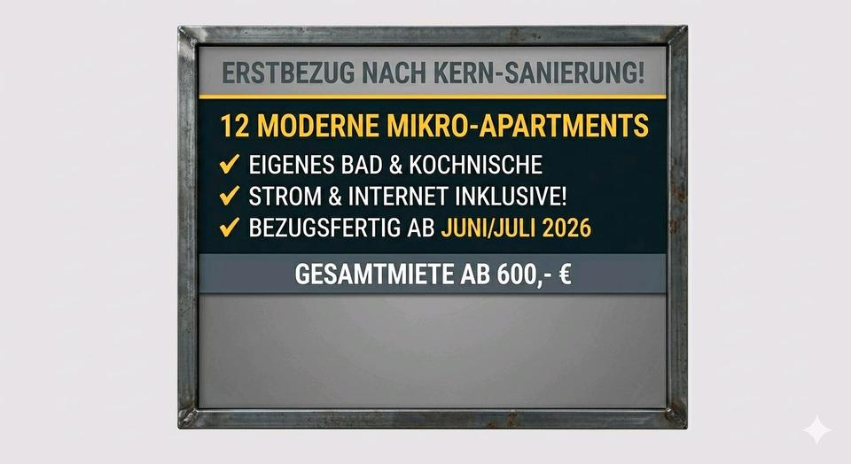 Etagenwohnung Koblenz Bubenheim - 1 Zimmer, 15 m&sup2;, 450&euro; | Angebot:26416113
