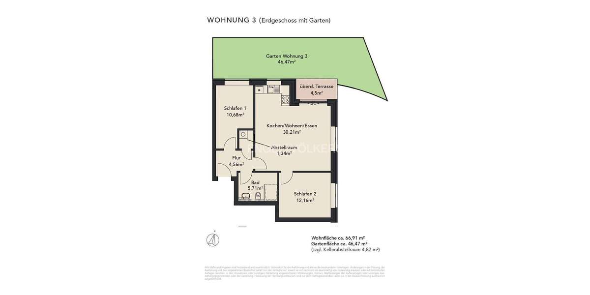 Erdgeschosswohnung zum Wohlfühlen 3 zimmer