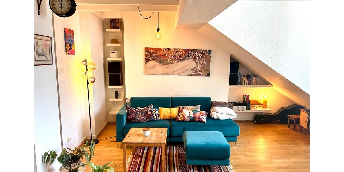 Dachgeschoßwohnung Köln Innenstadt - 2 Zimmer, 55 m&sup2;, 1.250&euro; | Angebot:25407456