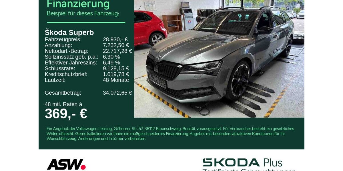 Skoda Superb 107.450 km 28.930 &euro; Heilbronn 74076