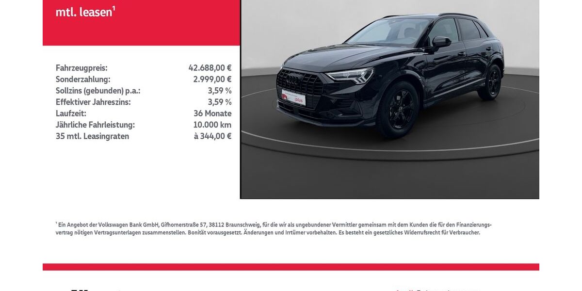 Audi Q3 7.131 km 42.688 &euro; Nordhausen 99734