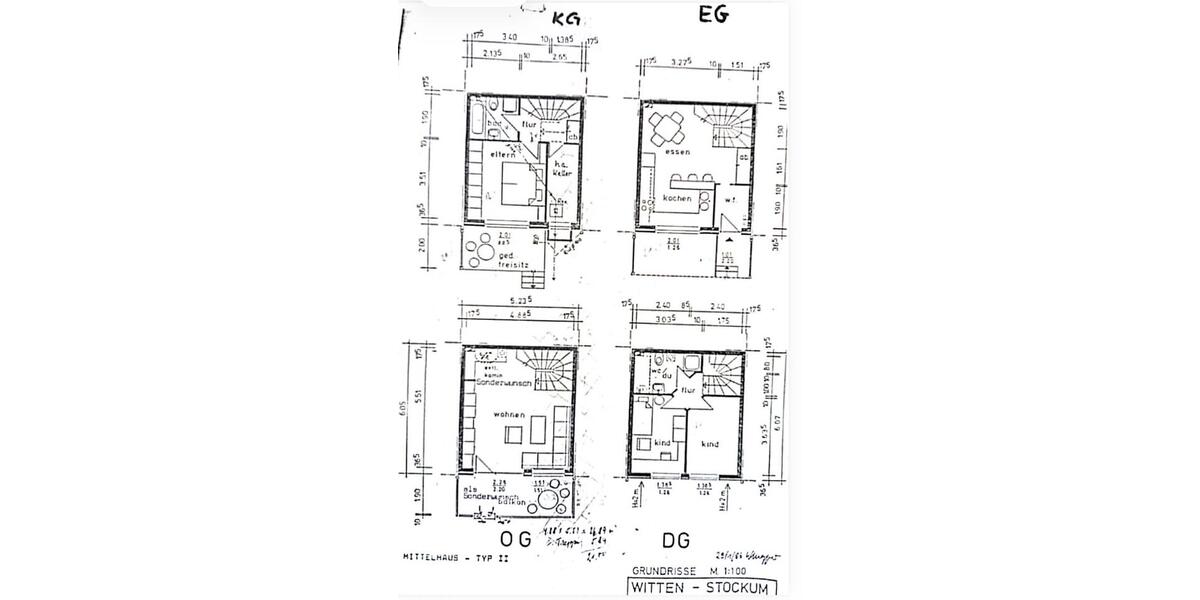 Reihenhaus Witten Rüdinghausen - 3 Zimmer, 93 m&sup2;, 279.000&euro; | Angebot:26316426