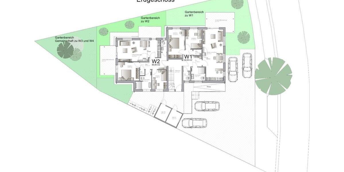 Mehrfamilienhaus, Wohnhaus Hessisch Lichtenau - 3 Zimmer, 95 m&sup2;, 316.600&euro; | Angebot:24659483