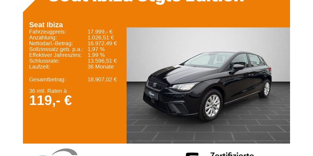 Seat Ibiza 19.299 km 16.990 &euro; Kaiserslautern 67657