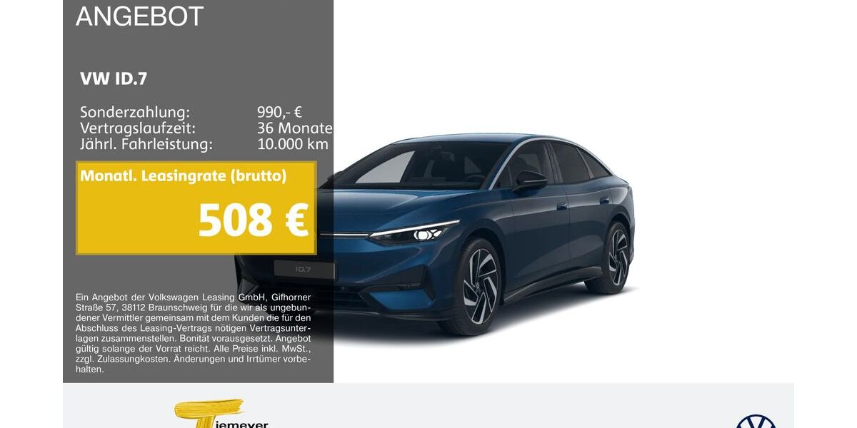 VW ID.7 8.495 km 48.340 &euro; Dorsten 46282
