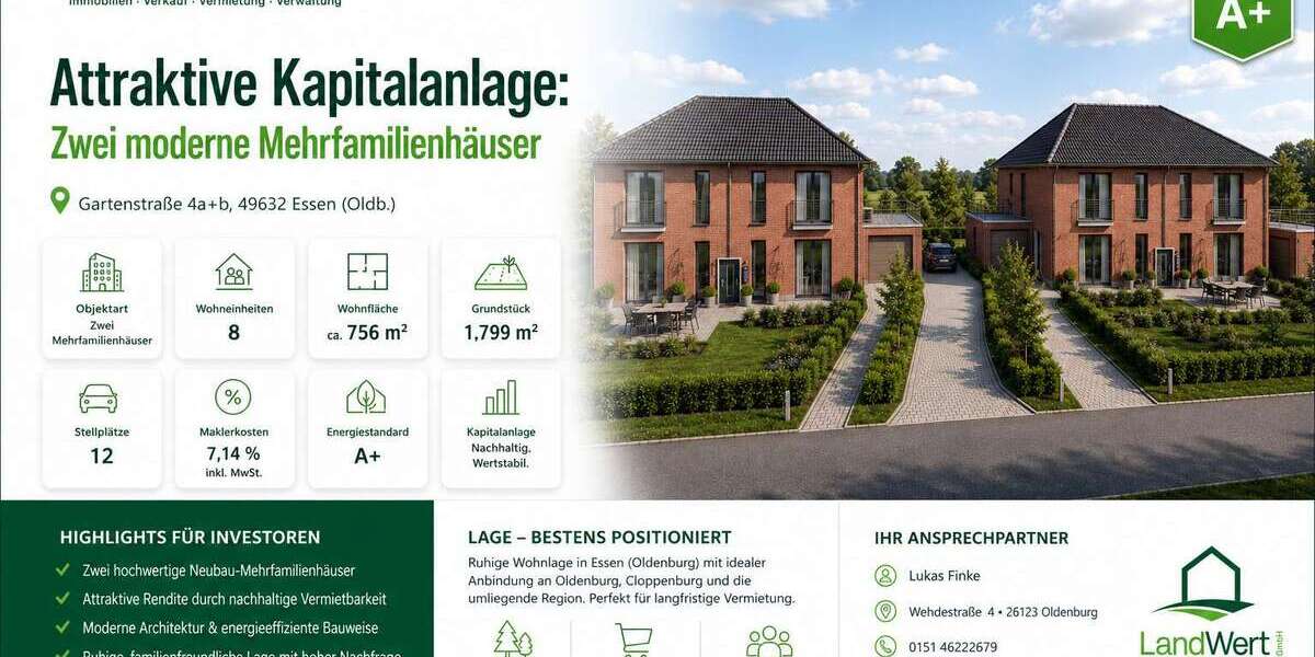 Grundstück Essen (Oldenburg) - 500.000&euro; | Angebot:26951829