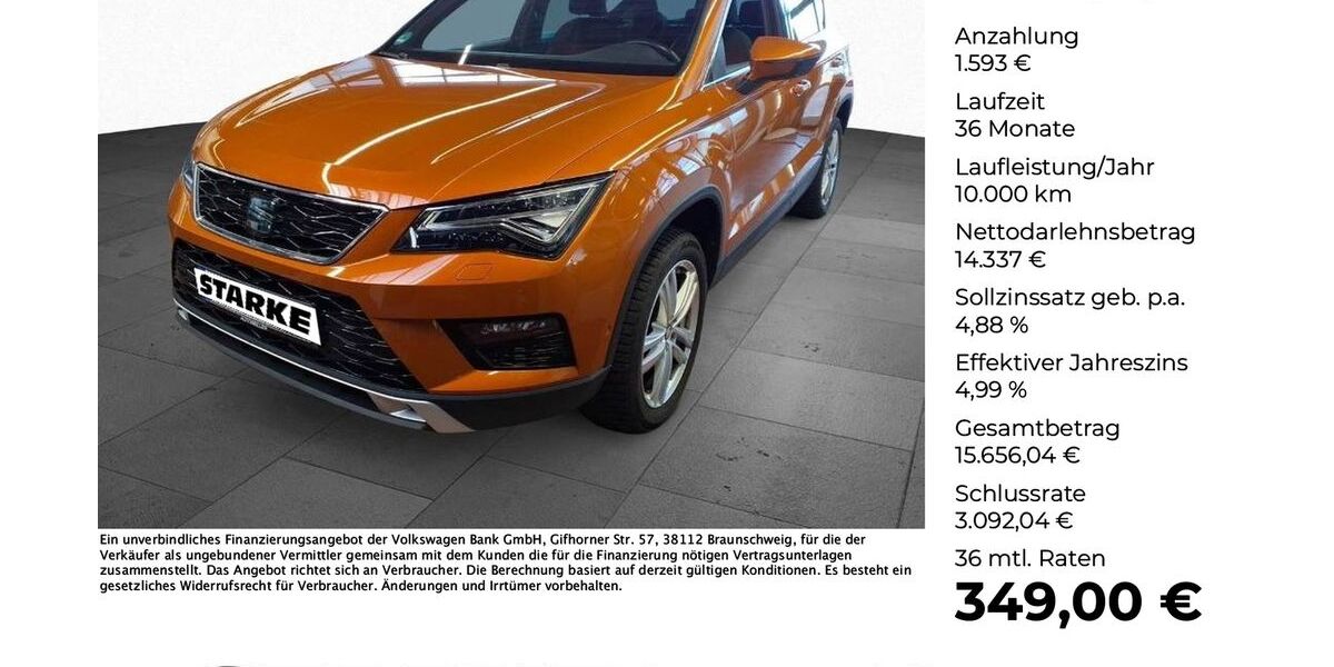 Seat Ateca 123.478 km 15.930 &euro; Osnabrück 49078