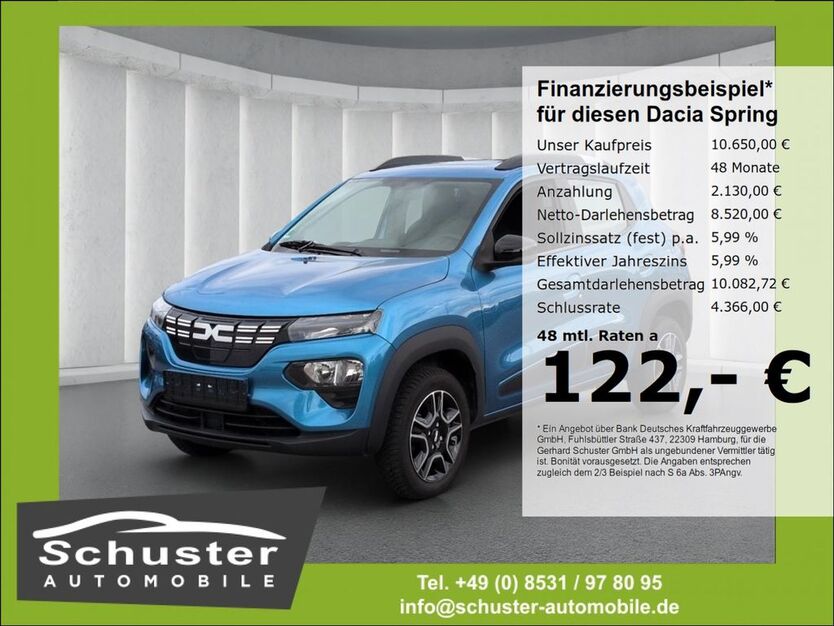 Dacia Spring 14.748 km 10.650 € Ruhstorf 94099