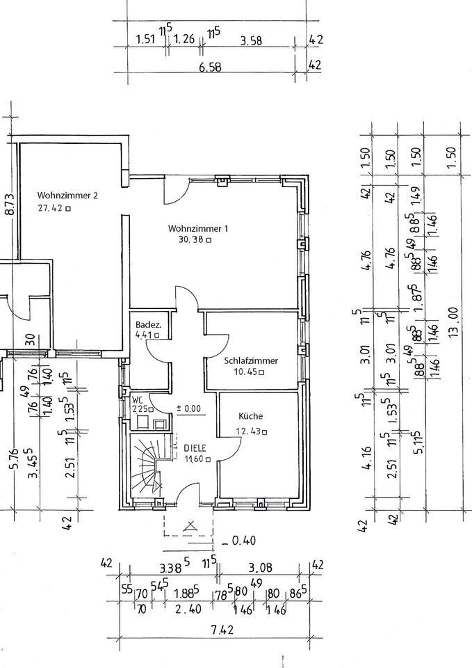 Moderne Haushälfte (Anbau) mit großem Garten, Terasse