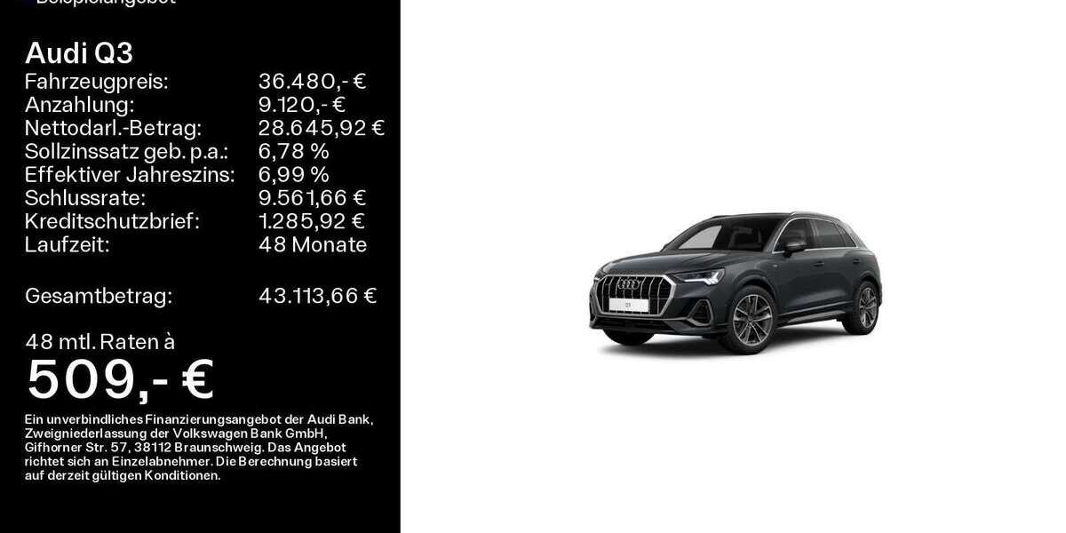 Audi Q3 36.990 km 36.480 &euro; Ebern 96106
