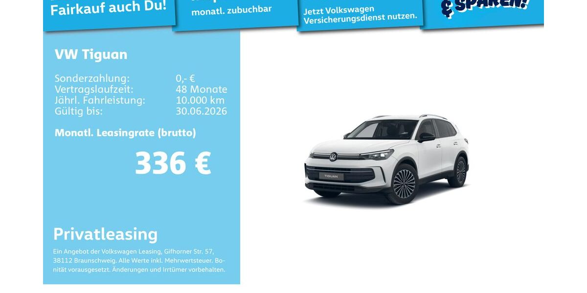 VW Tiguan 20.163 km 32.491 &euro; Mannheim 68309