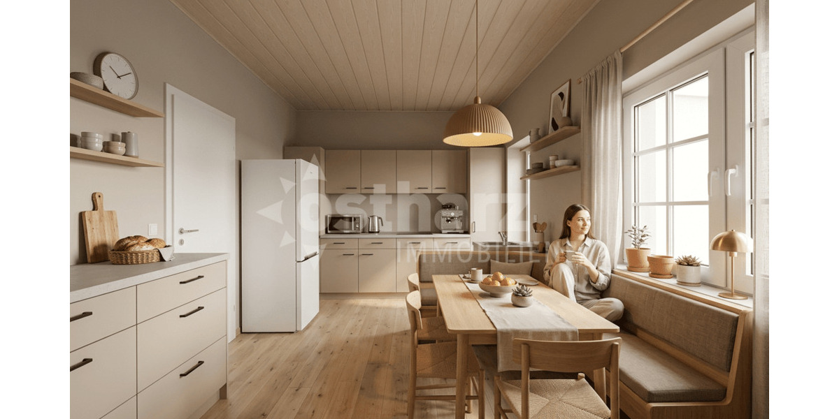 Doppelhaushälfte Ballenstedt - 3 Zimmer, 95 m&sup2;, 60.000&euro; | Angebot:25676682