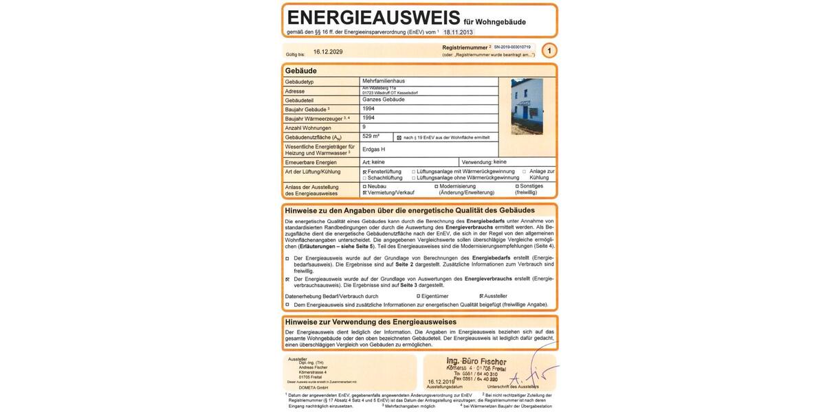 Erdgeschoßwohnung Wilsdruff - 1 Zimmer, 36 m&sup2;, 428&euro; | Angebot:24963685