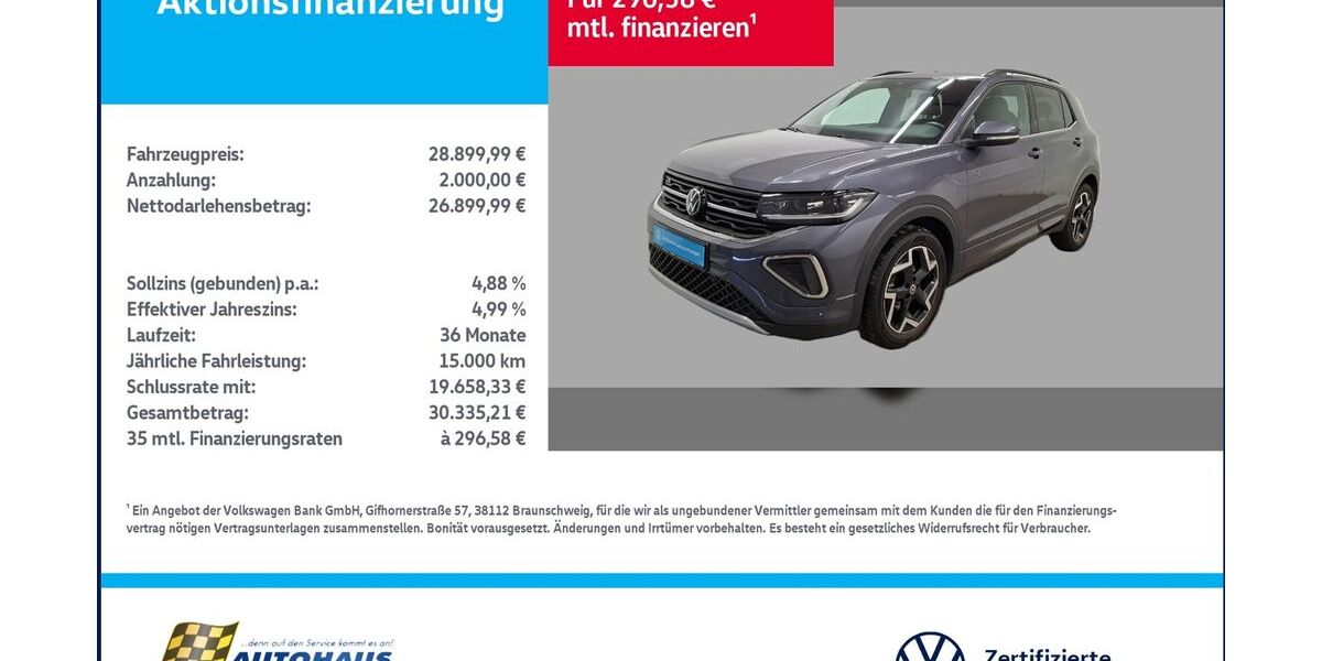 VW T-Cross 25.846 km 28.900 &euro; Wanzleben-Börde OT Hohendodeleben 39164