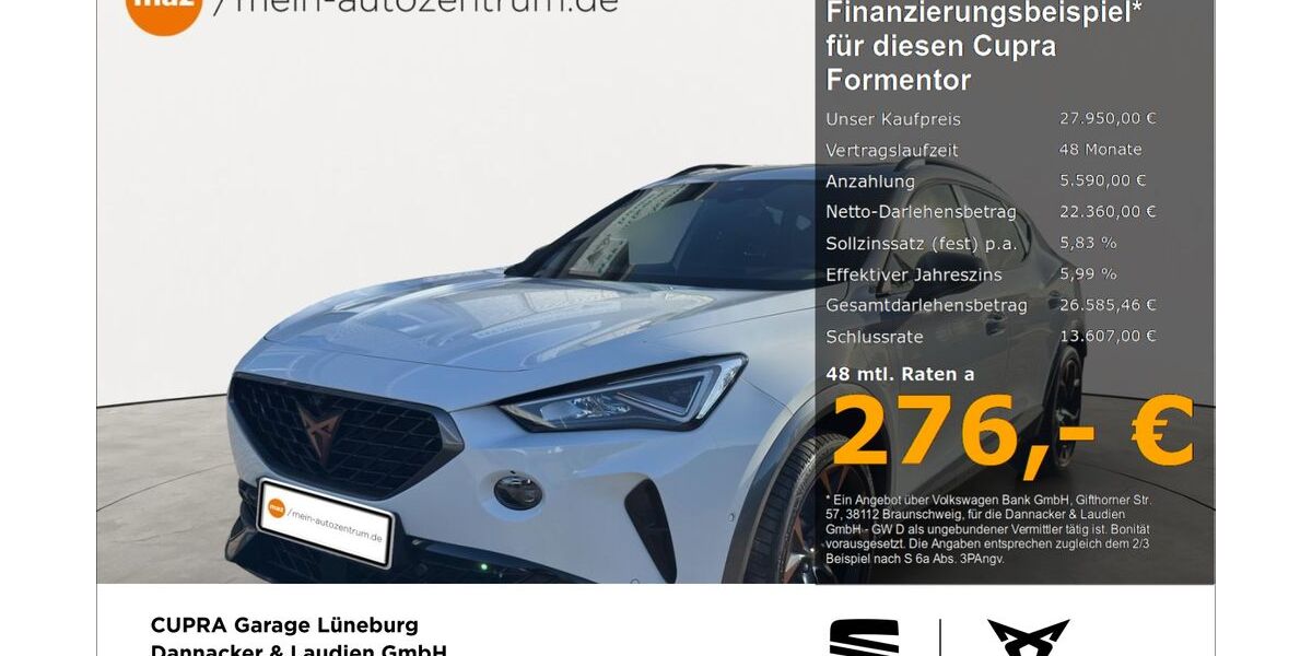 Cupra Formentor 35.332 km 27.950 &euro; Lüneburg 21337