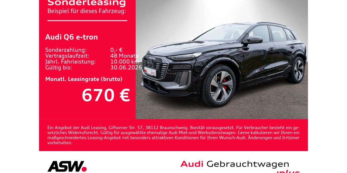Audi Q6 e-tron 9.500 km 63.890 &euro; Heilbronn 74074