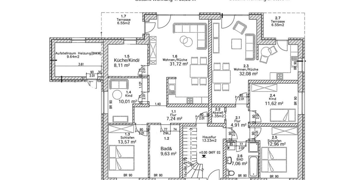Etagenwohnung Strasburg (Uckermark) - 2.5 Zimmer, 70 m&sup2;, 12&euro; | Angebot:24673237