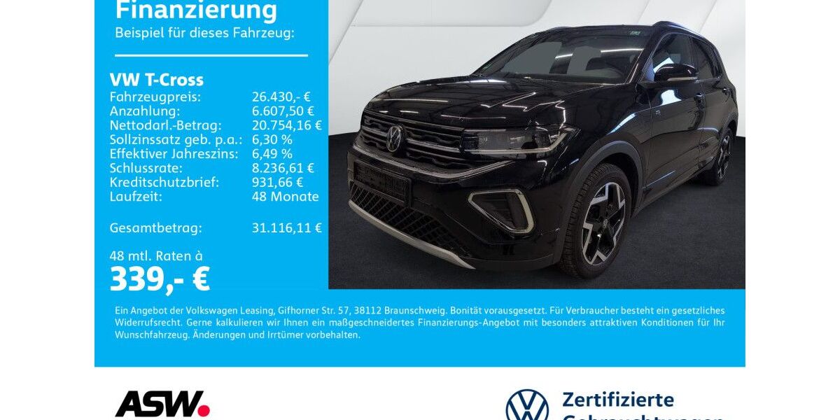 VW T-Cross 16.600 km 26.430 &euro; Bad Rappenau 74906