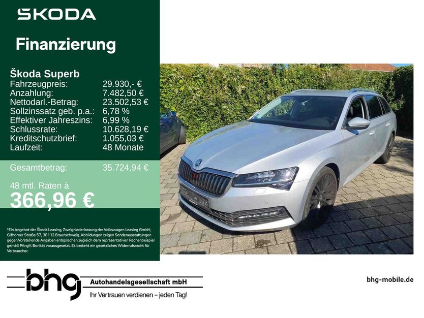 Skoda Superb 73.345 km 29.930 € Freudenstadt 72250