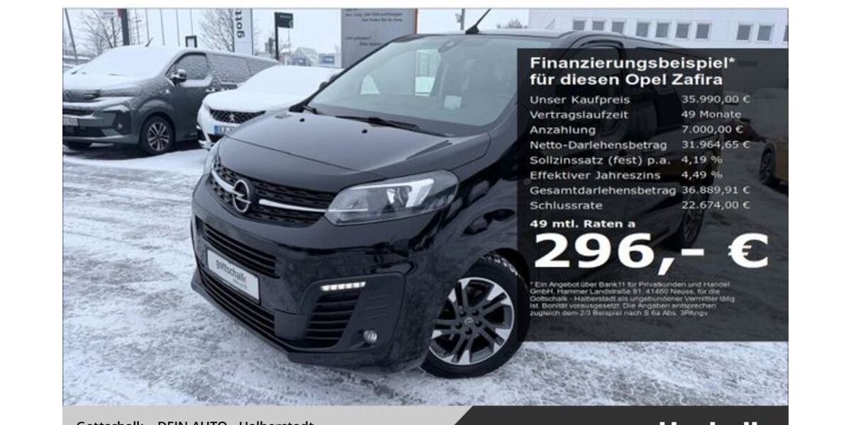 Opel Zafira Life 67.298 km 35.990 &euro; Halberstadt 38820