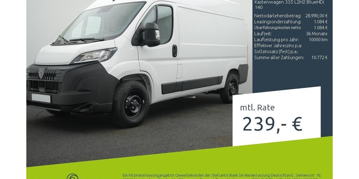 Peugeot Boxer 9.758 km 27.600 &euro; Bocholt 46395