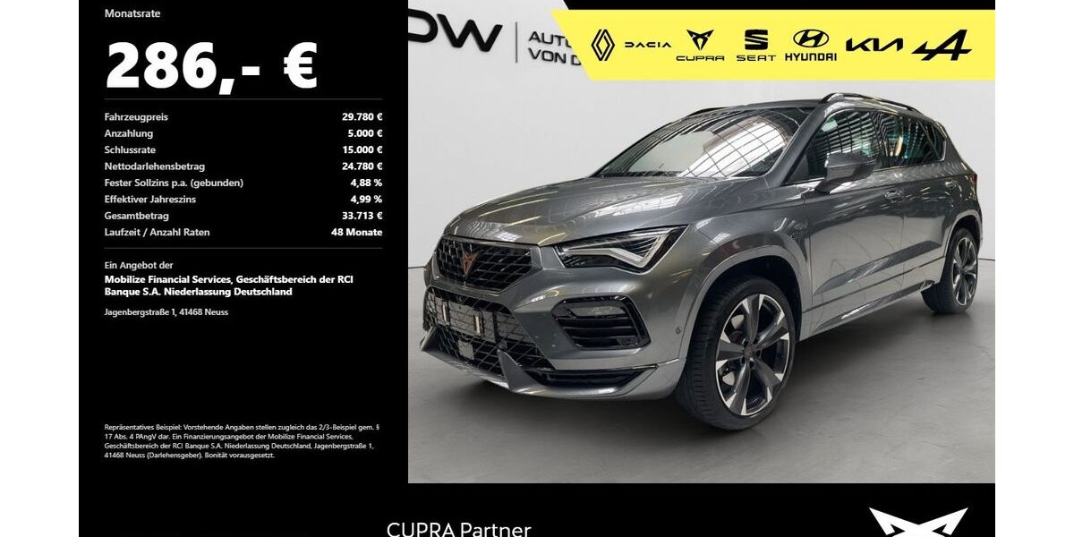 Cupra Ateca 24.500 km 29.780 &euro; Heilbronn 74076
