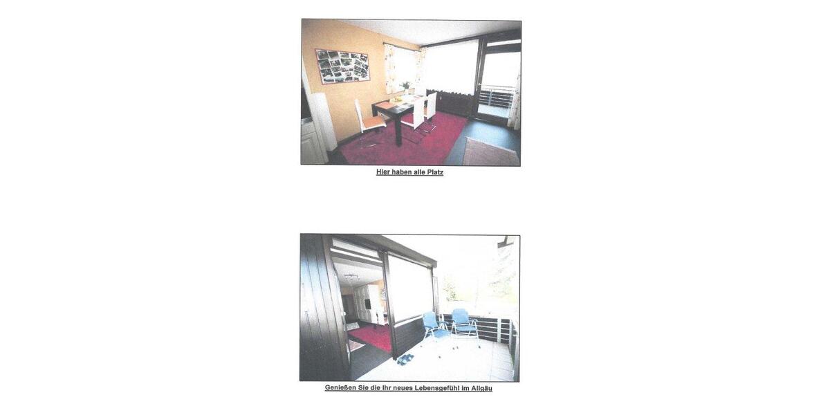Hochparterre Füssen - 3 Zimmer, 69 m&sup2;, 320.000&euro; | Angebot:26840515