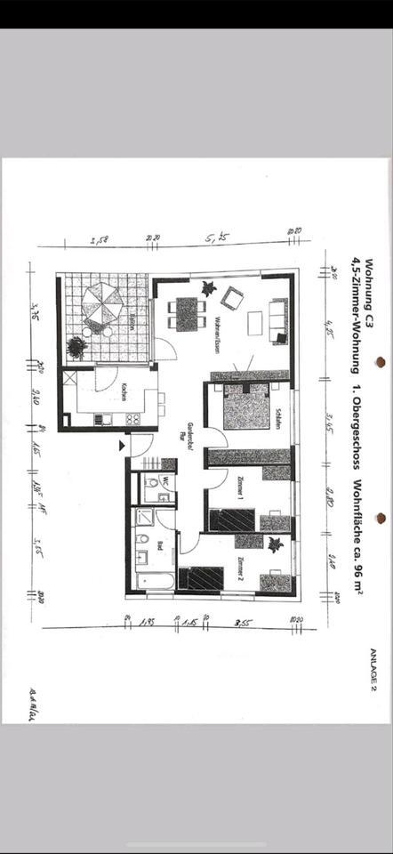 4,5 Zimmer Wohnung in Oberzell zimmer