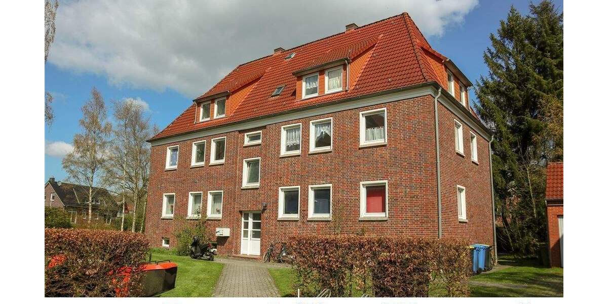 Etagenwohnung Aurich Innenstadt - 2 Zimmer, 50 m&sup2;, 450&euro; | Angebot:25607717