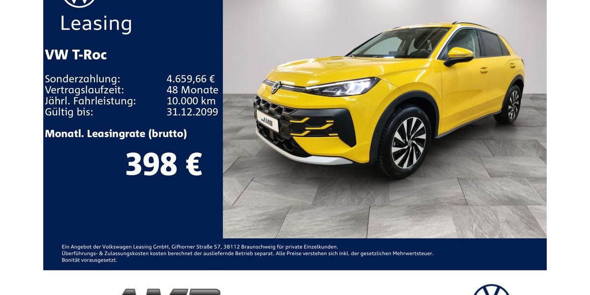 VW T-Roc 9.000 km 31.290 &euro; Borna 04552