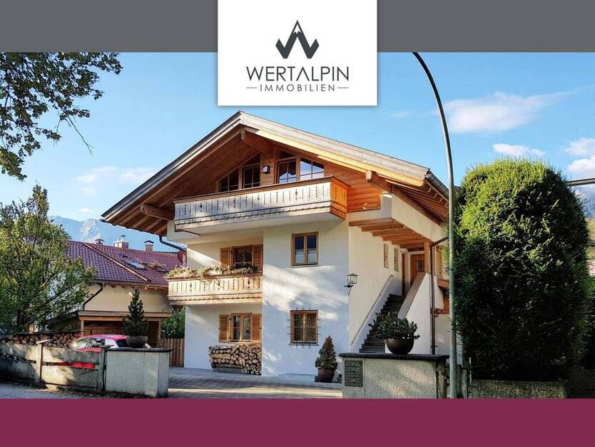 Stilvolle, moderne 3-Zimmer-Wohnung - Wohlfühlambiente pur! Alpenblick, 2 Balkone, Pkw-Stellplatz
