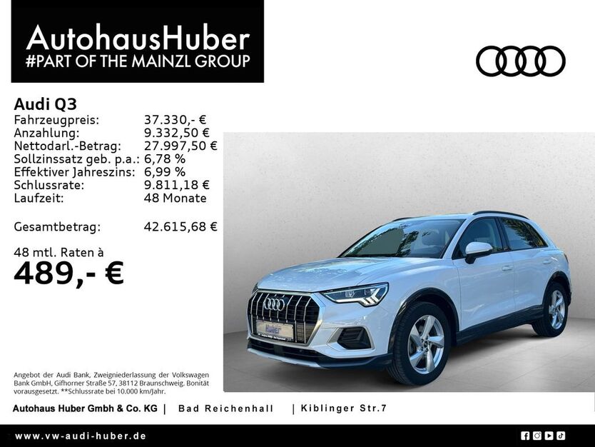 Audi Q3 11.900 km 37.330 € Bad Reichenhall 83435