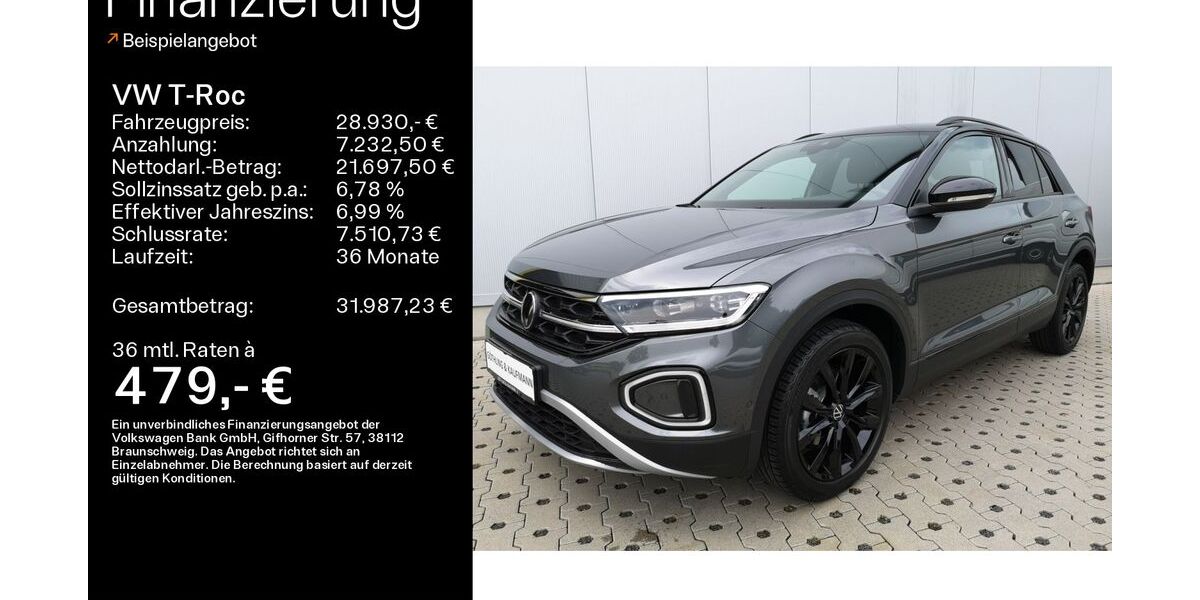 VW T-Roc 25.989 km 28.930 &euro; Eschborn 65760