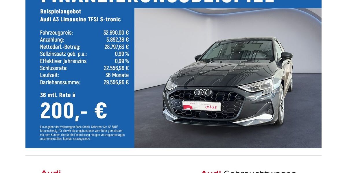 Audi A3 26.500 km 32.690 &euro; Göttingen OT Grone 37081