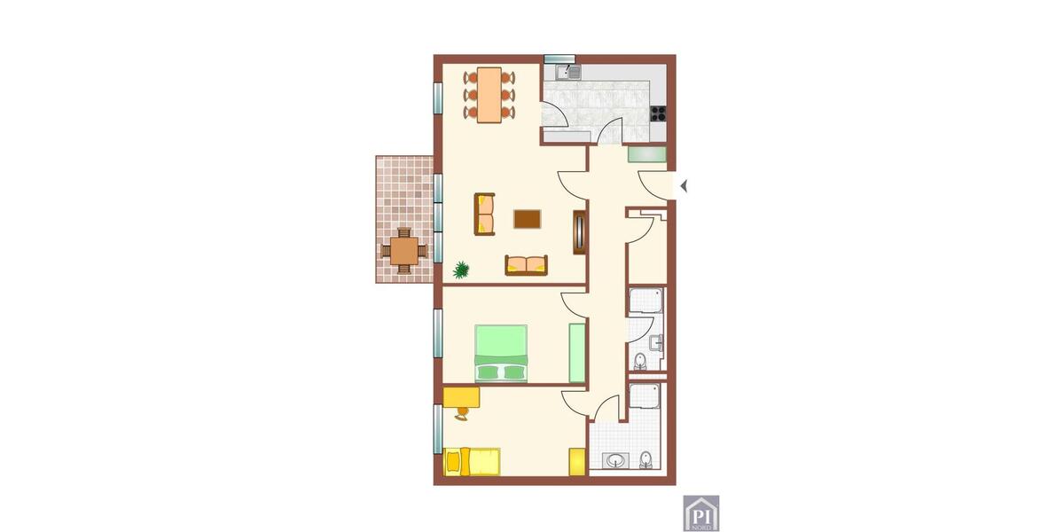 Etagenwohnung Nortorf - 3 Zimmer, 106 m&sup2;, 1.485&euro; | Angebot:25265201