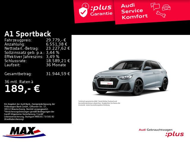Audi A1 8.900 km 29.779 &euro; Offenbach am Main 63071