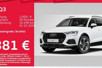 Audi Q3 7.048 km 41.459 &euro; Eching 85386