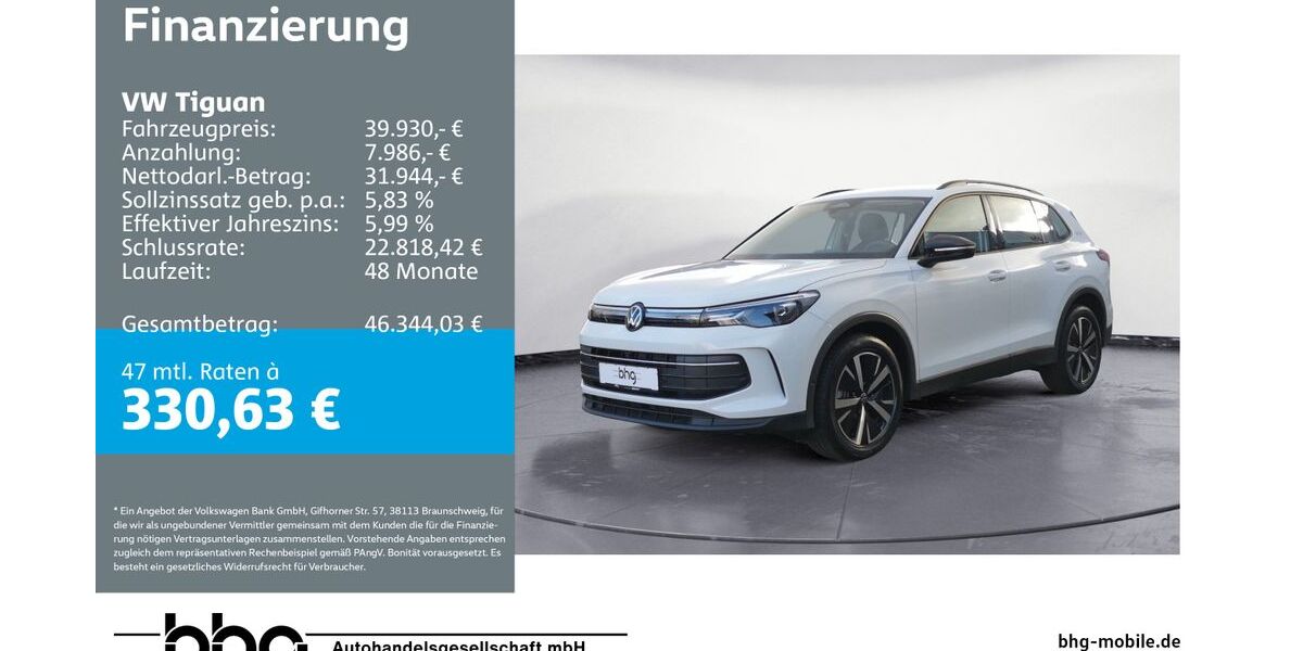VW Tiguan 8.604 km 39.930 &euro; Bühl 77815