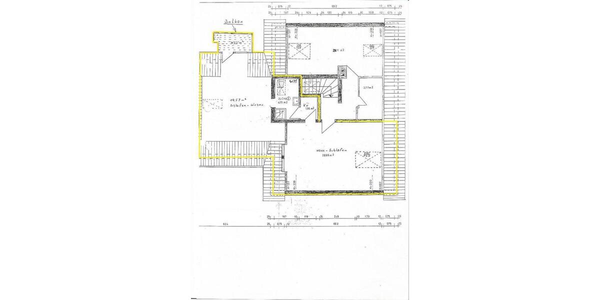 Dachgeschoßwohnung Bovenden - 2 Zimmer, 51 m&sup2;, 440&euro; | Angebot:25402885